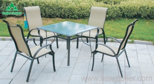 textilene chairs and table set