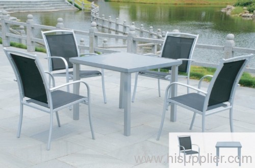 textilene chairs and table set