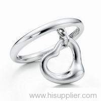 Tiffany Cutout Heart Band ring
