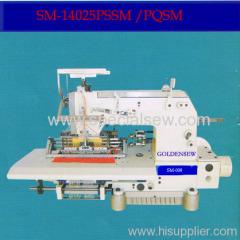 25 needle smocking and shirring sewing machine