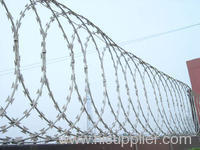 Razor barbed mesh