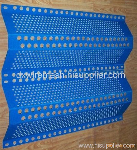 Perforated Metal for Windbreaking