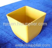 square flower pot