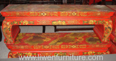 Antique painting Tibetan table