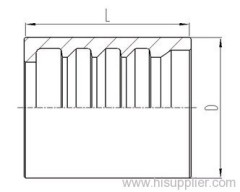 ferrule for SAE 100R1A/DIN2002 1ST hose