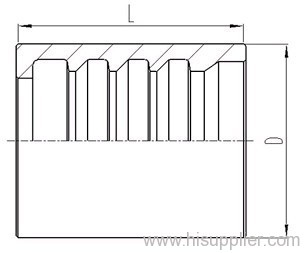 ferrule for SAE 100R2A/DIN2002 2ST HOSE