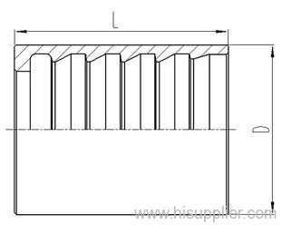 ferrule for SAE 100R2AT/DIN2002 2SN HOSE