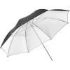 Rubber black backed white studio umbrella