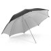 white black photo umbrella