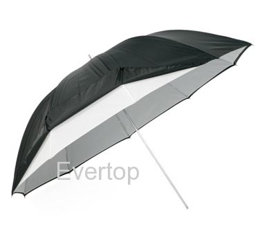 White Umbrella with removable black backing