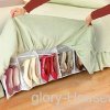 shoes organizing bed skirt