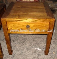 antique solid wood stool