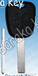 Peugeot Transponder Key Without Chip Without Line