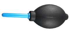 Air bulb blower with brush