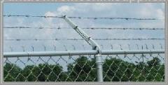 PVC Coated Chain Link Fencing With Barbed/Razor Wire