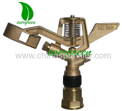 Zinc alloy impact sprinkler