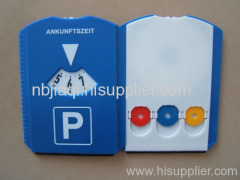 Plastic parking discs