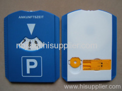 plastic cars parking disc