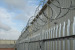 flat razor wire fence