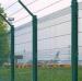 galvanized welded mesh fence with barbed wires