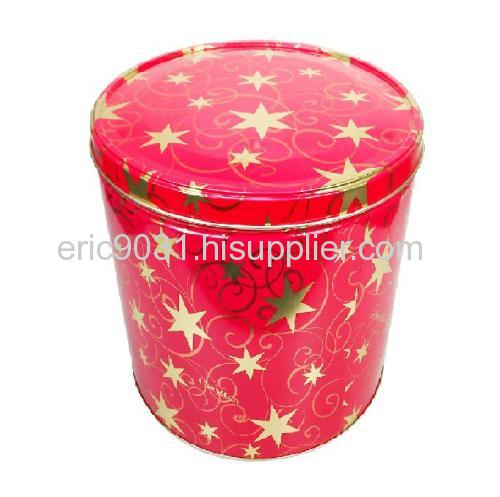 small popcorn tin