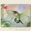 Hummingbirds & Honeysuckle 10&quot;x8&quot; Tempered Glass Cutting Board