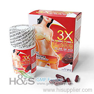 3 X slimming power