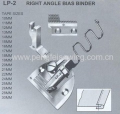 RIGHT ANGLE BIAS BINDER