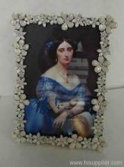 silver plated photo frame