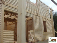 wooden house construction