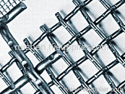 Crimped wire mesh for coal