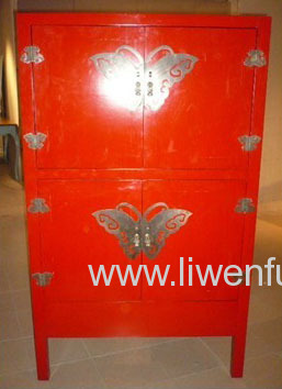 Ancient wardrobes red cabinet