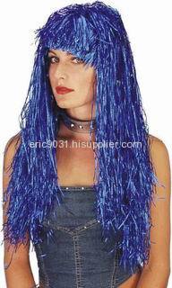 tinsel wig