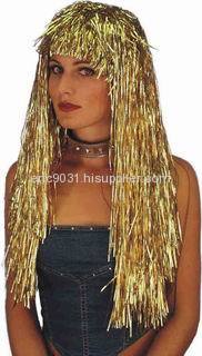 tinsel wig