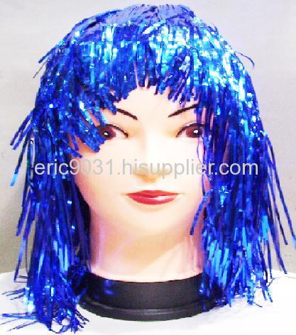 tinsel wig