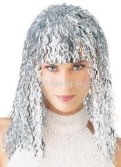 tinsel wig