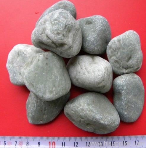 green pebbles