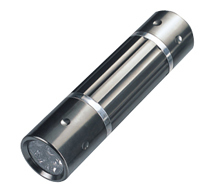 Aluminum 9 LED flashlight