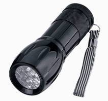 Aluminum 9 LED Torch