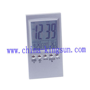 Thin LCD Calendar Clock