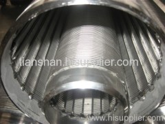 Wedge wire filter pipes