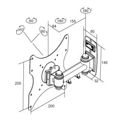 Modern tv wall mounts