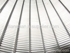 Wedge wire wrapped slot screen pipes