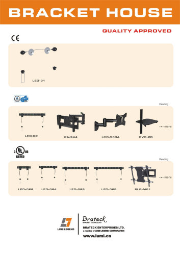 GS/TUV approved TV Mounts