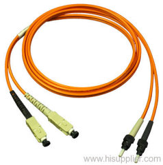 duplex multimode fiber optic patch cord