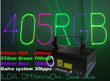 RGB laser light