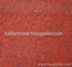 G657 dyed red granite