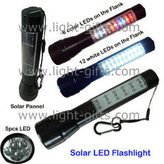 Solar LED Flashlighting