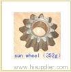 Russian tractor sun wheel