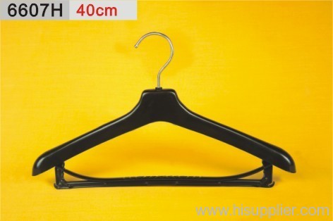 suit hanger with metal hook